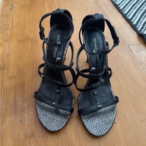 Donald J. Pliner Black Strappy Women's Sandals